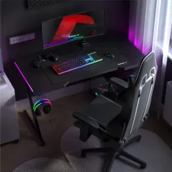 Hero 2.5 RGB Gaming Desk Black 120 cm – view 4