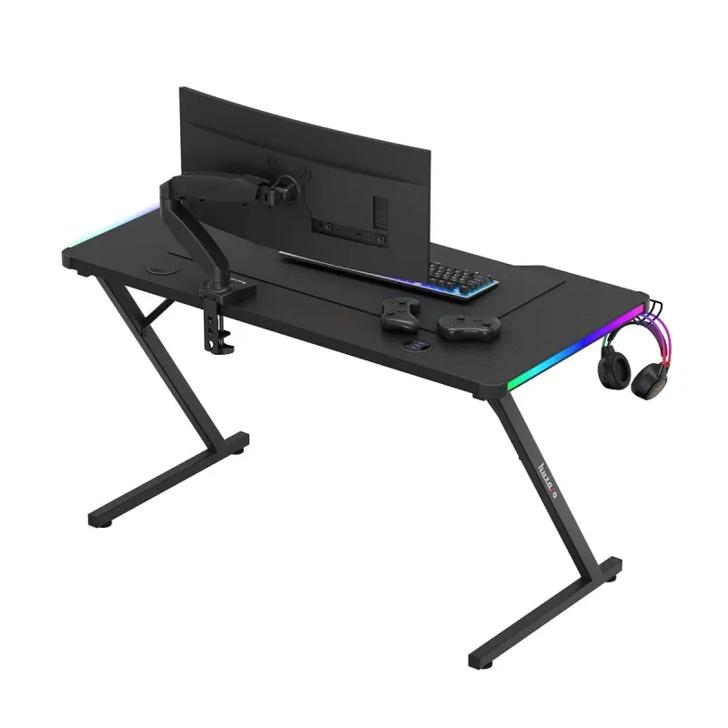 Hero 2.5 RGB Gaming Desk Black 120 cm – view 7