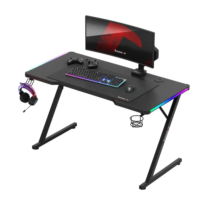 Hero 2.5 RGB Gaming Desk Black 120 cm – view 9