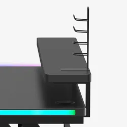 Hero 5.0 RGB Gaming Desk Black 120 cm – view 4