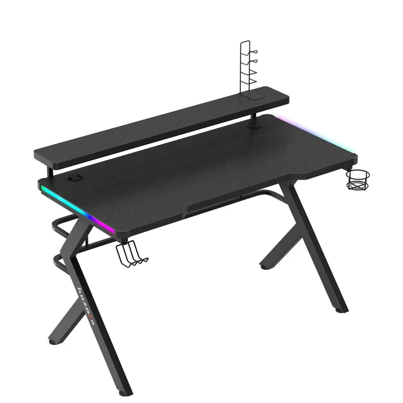 Hero 5.0 RGB Gaming Desk Black 120 cm – view 6