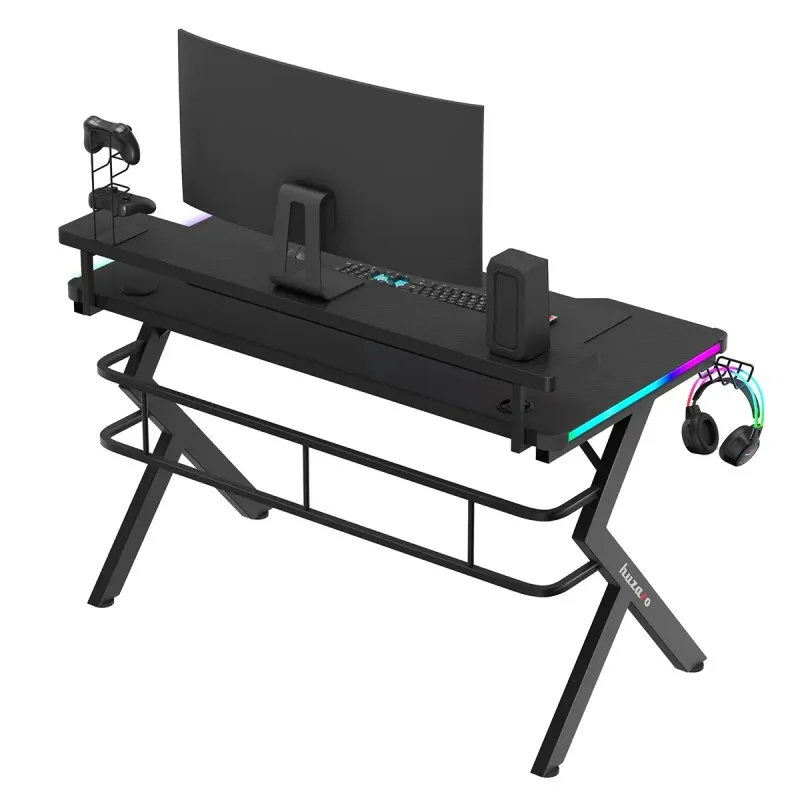 Hero 5.0 RGB Gaming Desk Black 120 cm – view 8