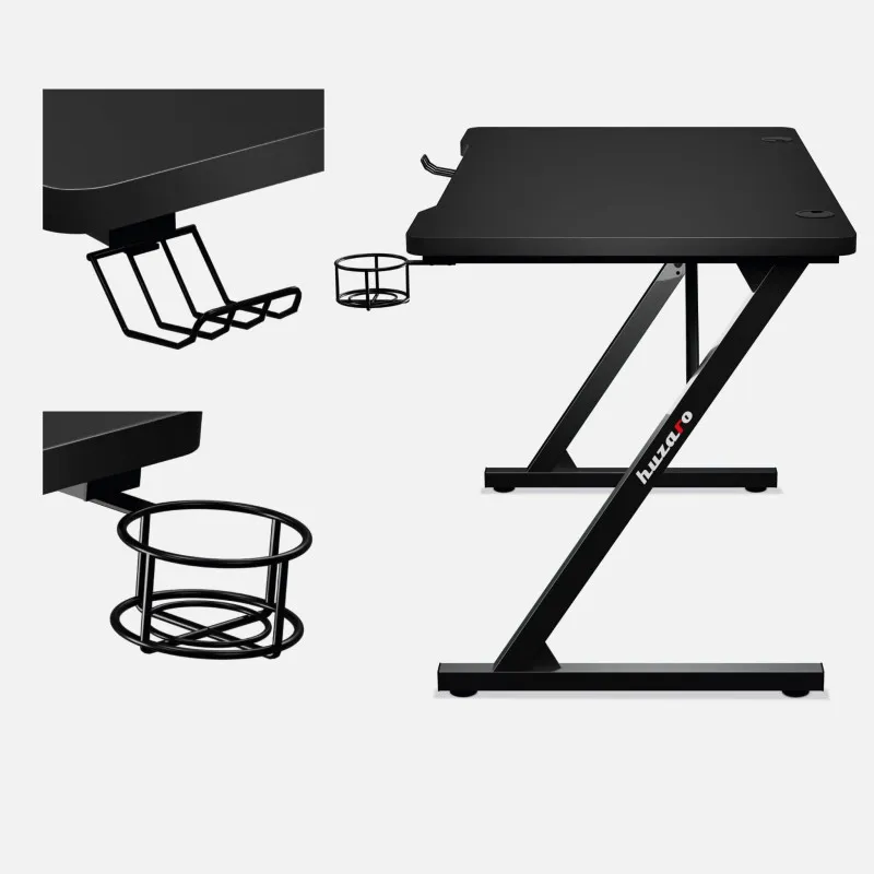 Hero 1.8 Gaming Desk Black 100 cm – view 3
