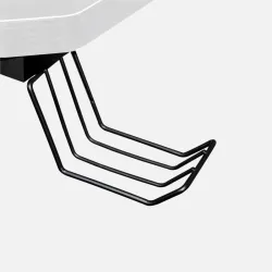 Hero 7.0 White Corner Gaming Desk 154 cm – view 5
