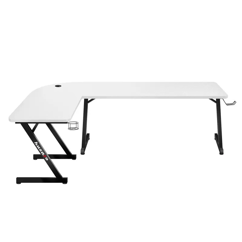 Hero 7.0 White Corner Gaming Desk 154 cm – view 7