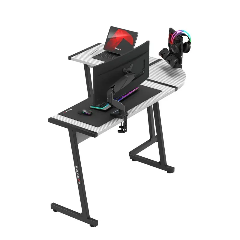 Hero 6.0 White Corner Gaming Desk 147 cm – view 6