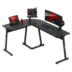 Huzaro Hero 6.0 Black Corner Gaming Desk 147 cm