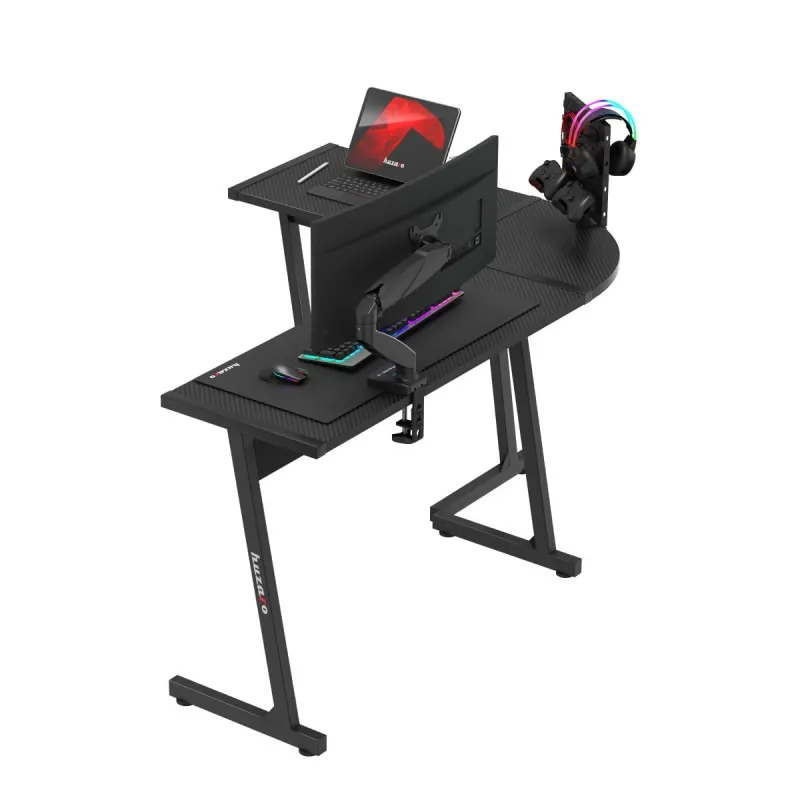 Huzaro Hero 6.0 Black Corner Gaming Desk 147 cm – view 5