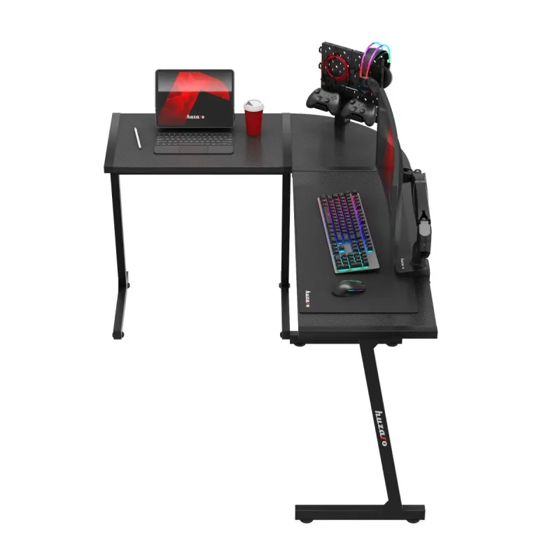 Huzaro Hero 6.0 Black Corner Gaming Desk 147 cm – view 14