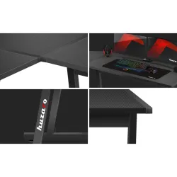 Huzaro Hero 6.0 Black Corner Gaming Desk 147 cm – view 15
