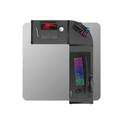 Huzaro Hero 6.0 Black Corner Gaming Desk 147 cm – view 18