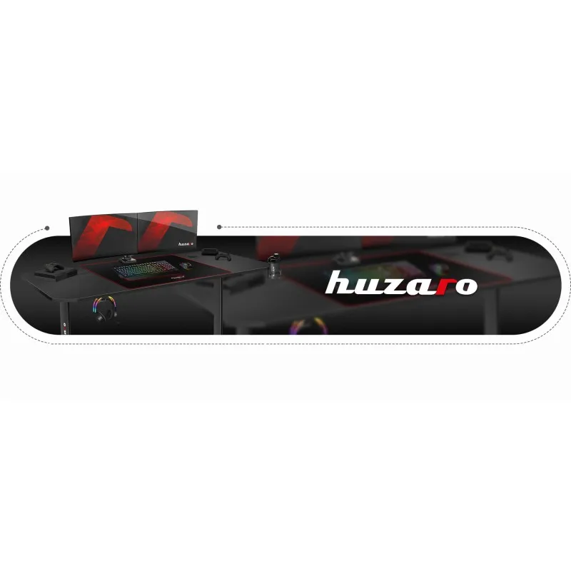 Hero 4.7 Gaming Desk Black 160 cm – view 14