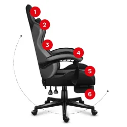 Force 4.7 Grey Mesh Gaming Chair – view 17