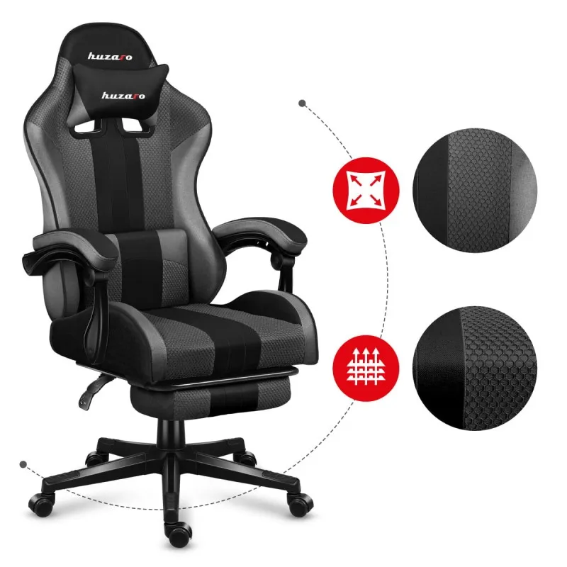 Force 4.7 Grey Mesh Gaming Chair – view 20