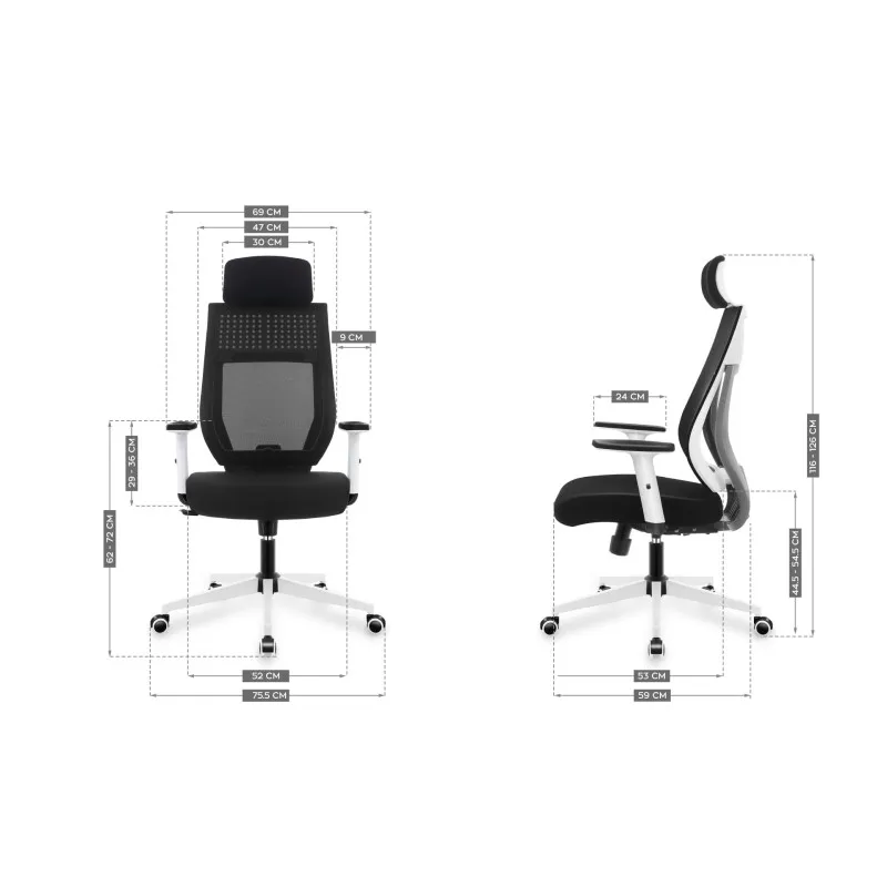 Manager 3.9 Black Ergonomic Office Chair – view 7