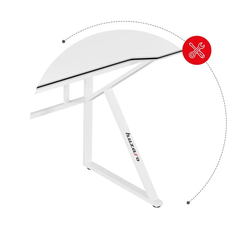 Huzaro Hero 1.6 White Gaming Desk 120 cm – view 9