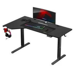 Hero 9.1 Black Gaming Desk 145 cm with Electric Height Adjustment – view 8