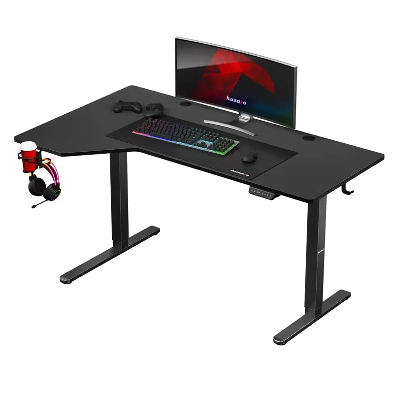 Hero 9.1 Black Gaming Desk 145 cm with Electric Height Adjustment – view 8