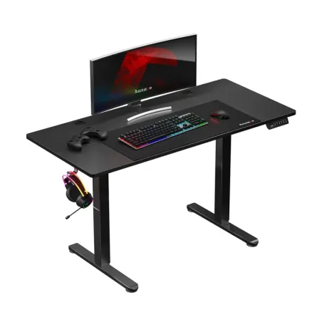 Hero 8.2 Black electric gaming desk 120 cm with height adjustment