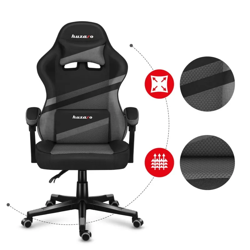 Force 4.4 Grey Mesh Gaming Chair – view 10