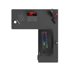 Hero 9.5 Black Electric Corner Gaming Desk 160 cm – view 10