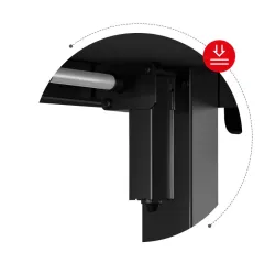 Hero 9.5 Black Electric Corner Gaming Desk 160 cm – view 21