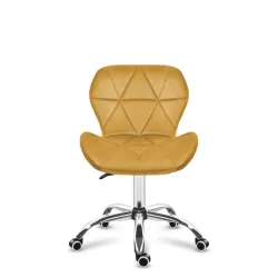 Future 3.0 Mustard Yellow Velvet Gaming Chair – view 2