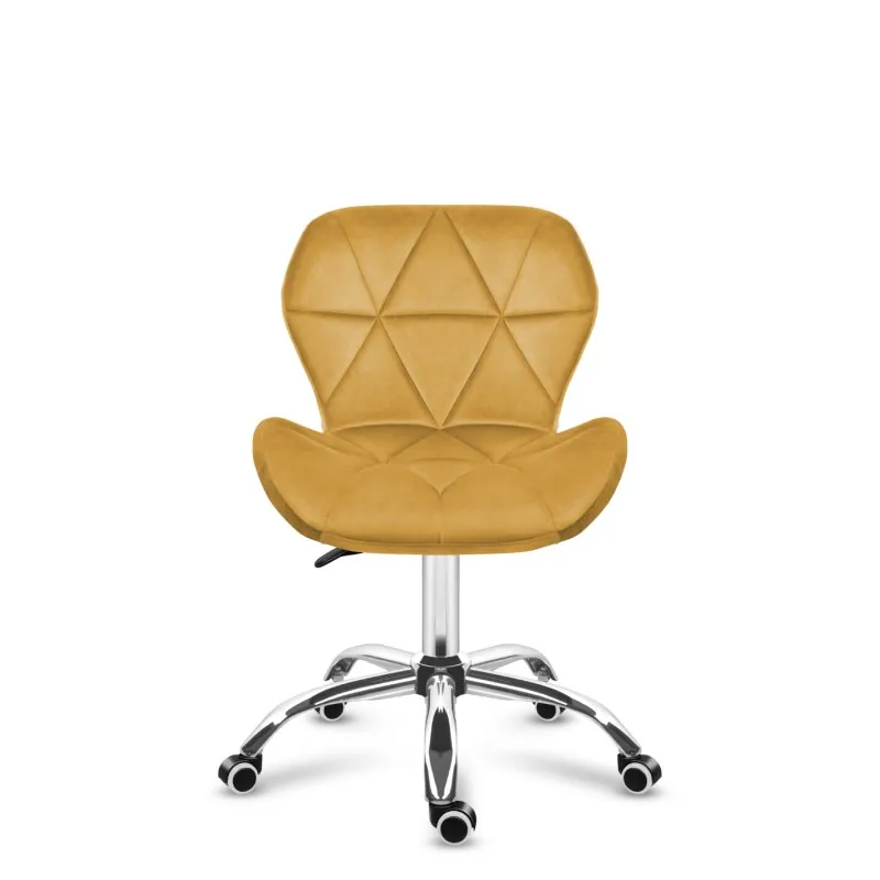 Future 3.0 Mustard Yellow Velvet Gaming Chair – view 2