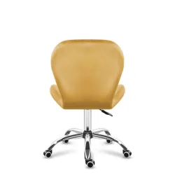 Future 3.0 Mustard Yellow Velvet Gaming Chair – view 4