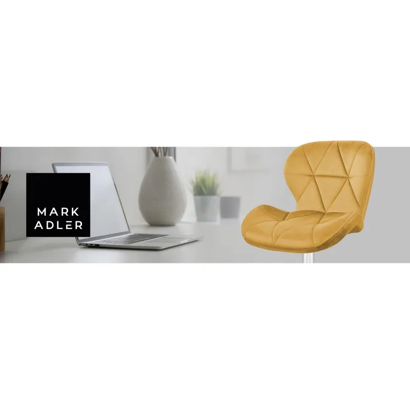 Future 3.0 Mustard Yellow Velvet Gaming Chair – view 8