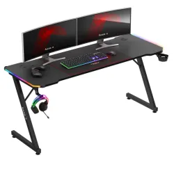 Hero 4.8 RGB Gaming Desk 160 cm with LED Lighting