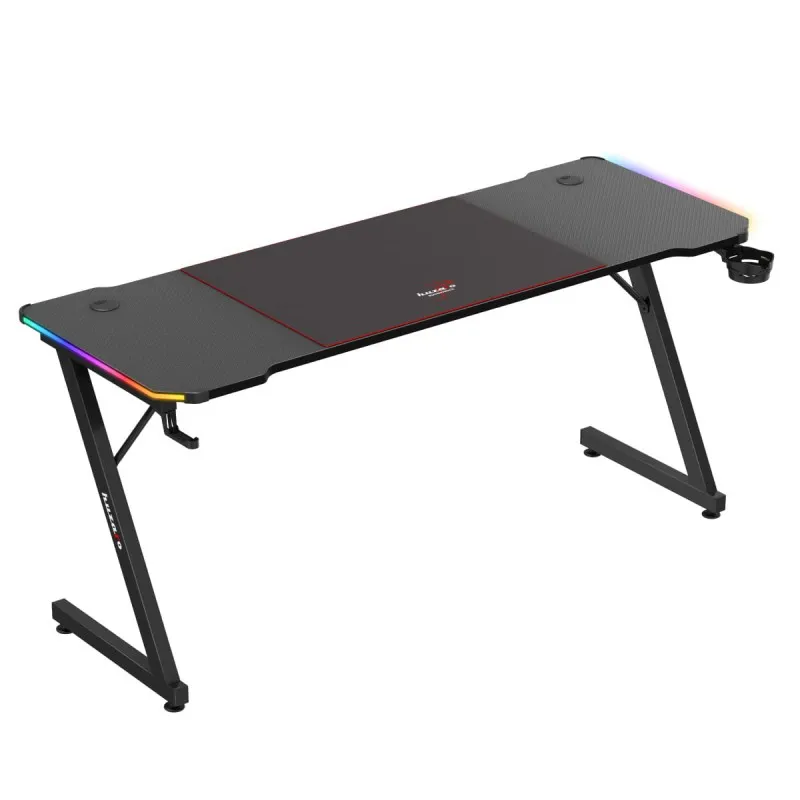 Hero 4.8 RGB Gaming Desk 160 cm with LED Lighting – view 2