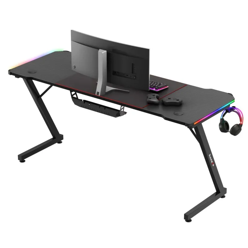 Hero 4.8 RGB Gaming Desk 160 cm with LED Lighting – view 7