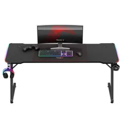Hero 4.8 RGB Gaming Desk 160 cm with LED Lighting – view 10