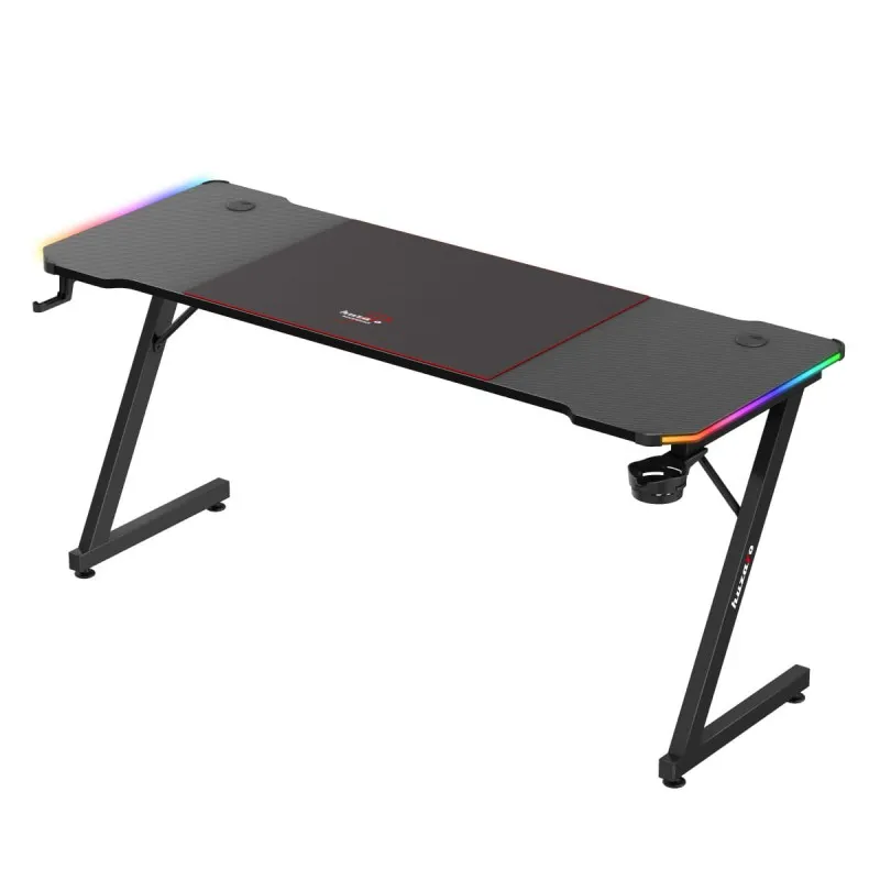 Hero 4.8 RGB Gaming Desk 160 cm with LED Lighting – view 12