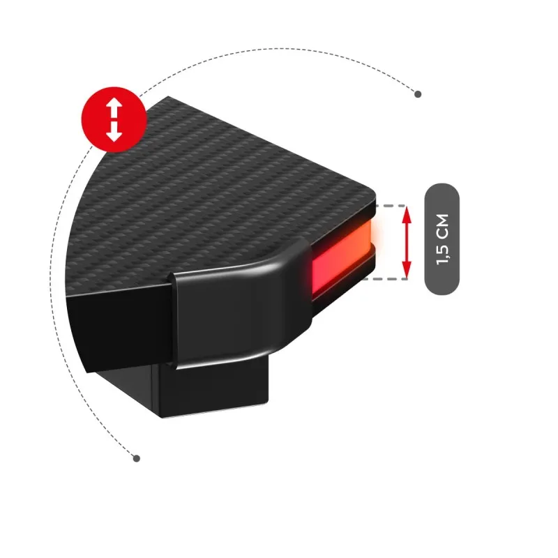 Hero 4.8 RGB Gaming Desk 160 cm with LED Lighting – view 17