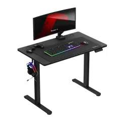 Hero 7.9 Electric Gaming Desk Black 100 cm