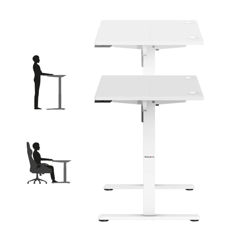 Hero 7.9 Electric Gaming Desk White 100 cm – view 4