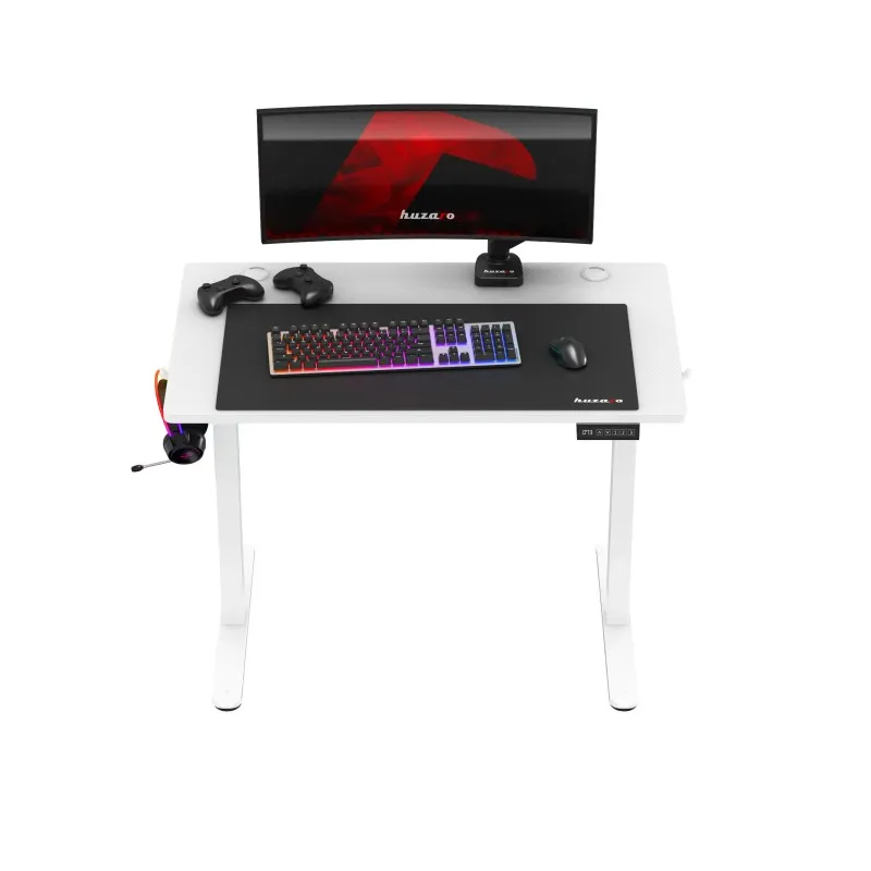 Hero 7.9 Electric Gaming Desk White 100 cm – view 7