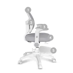 Junior 5.0 Grey Children's Gaming Chair – view 9