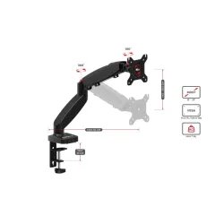 Motion 1.2 Monitor Arm – view 12