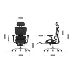 Expert 7.9 Black Ergonomic Office Chair – view 18