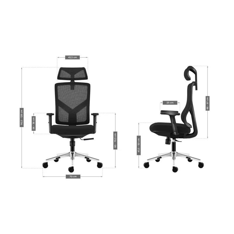 Manager 3.3 Black Ergonomic Office Chair – view 9