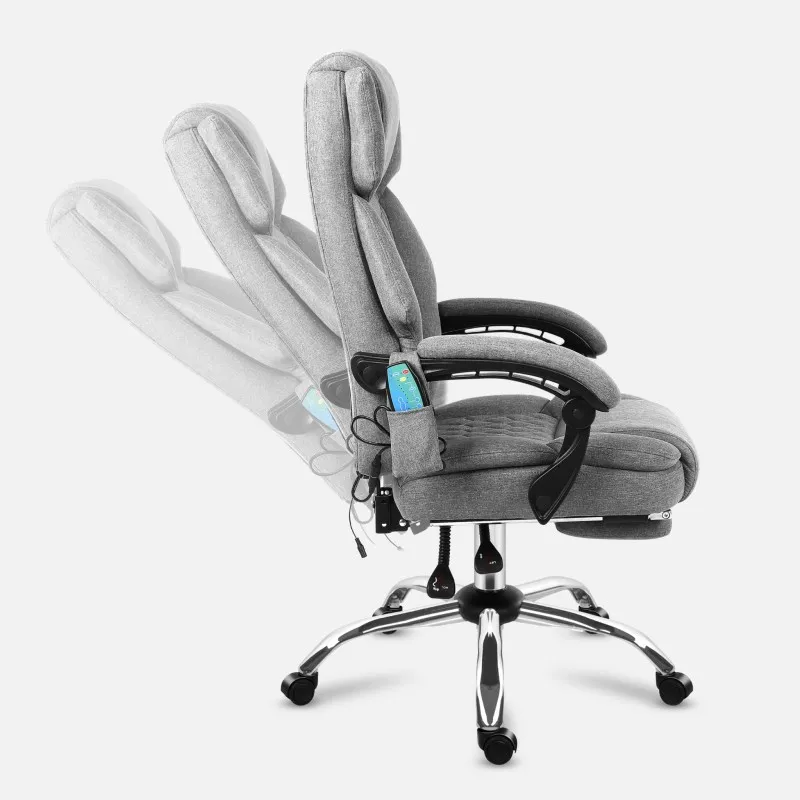 Boss 6.0 Grey Office Chair with Massage – view 3
