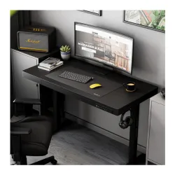 Leader 8.2 Black Electric Office Desk 120 cm – view 4