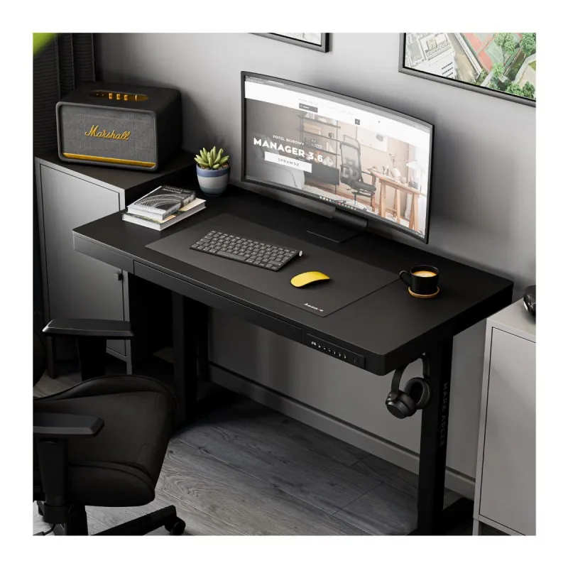 Leader 8.2 Black Electric Office Desk 120 cm – view 13