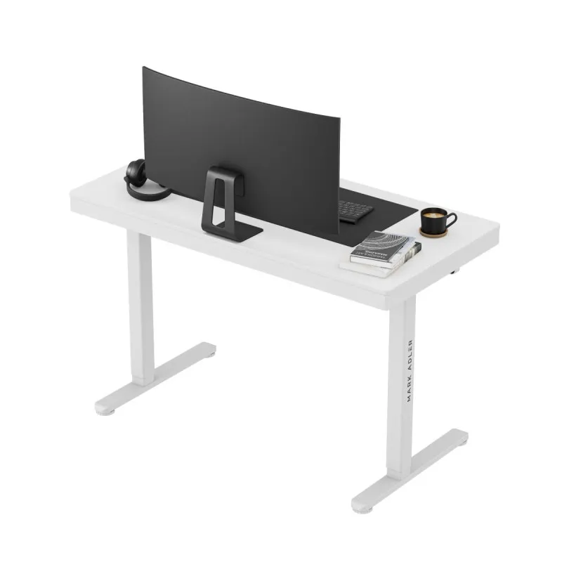 Leader 8.2 White Electric Office Desk 120 cm – view 5