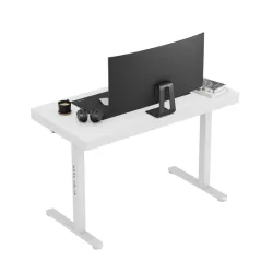 Leader 8.2 White Electric Office Desk 120 cm – view 7