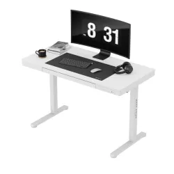 Leader 8.2 White Electric Office Desk 120 cm – view 9