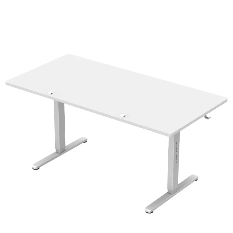Leader 7.6 White Electric Office Desk 160 cm – view 5